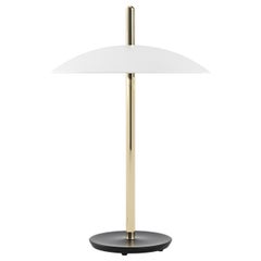 Signal Table Light from Souda, White x Brass, In Stock