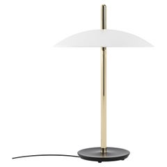 Signal Table Light from Souda, White x Brass, Made to Order