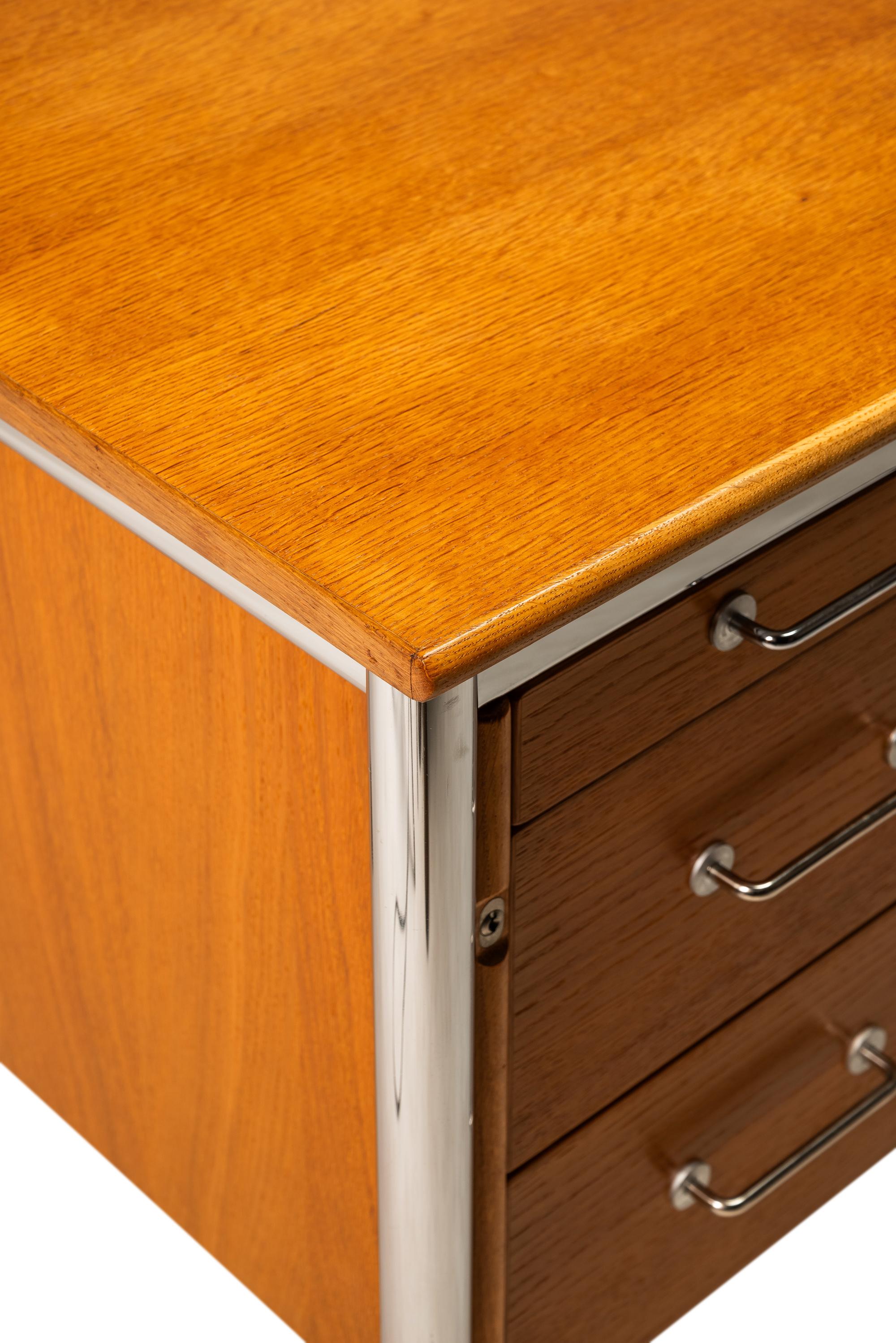 'Signatur' Executive Desk in Honey Oak, Tord Bjorklund for IKEA, Sweden, c. 1980 11