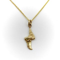 Signature 14K Gold Winged Foot Hermes Charm