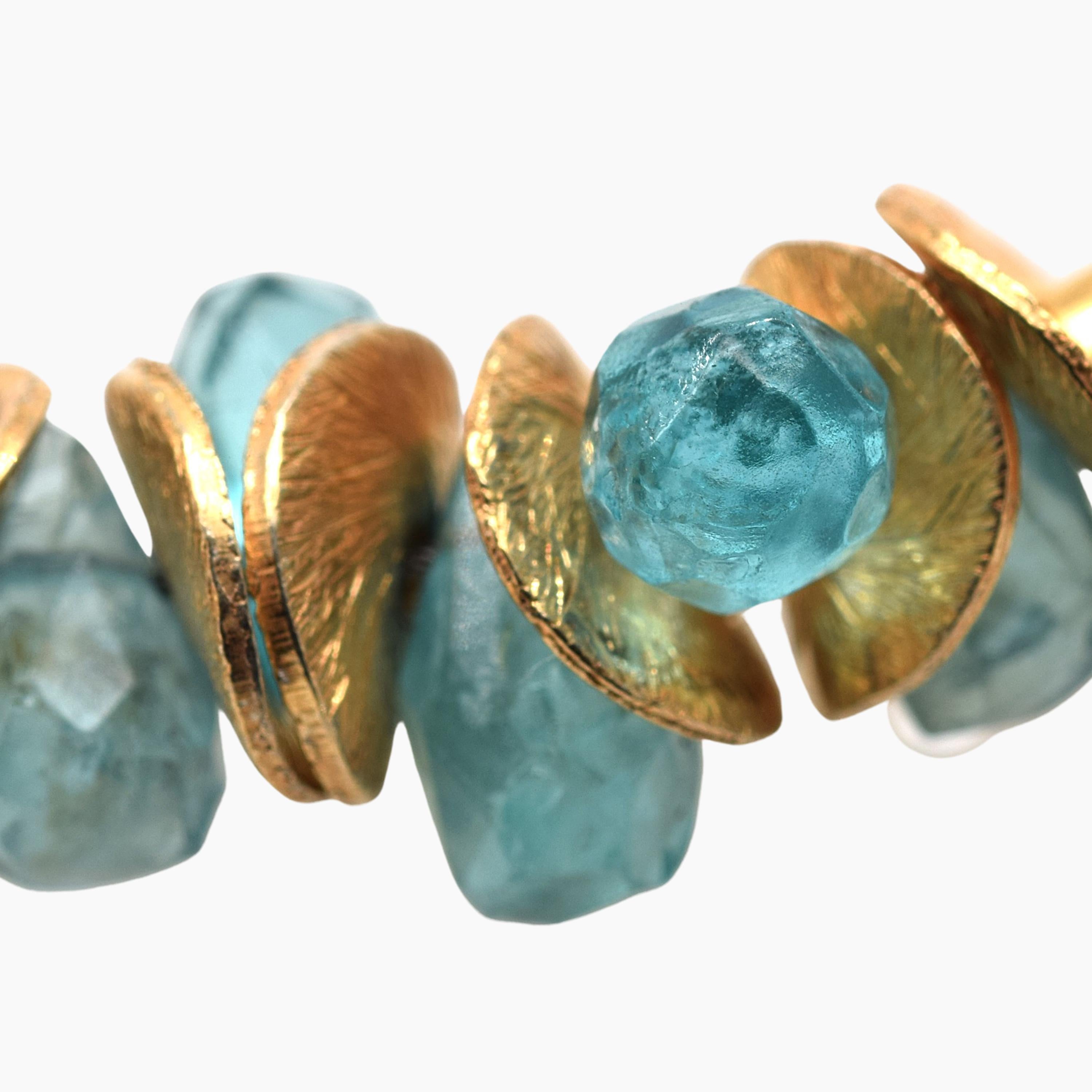 Unterschrift Aqua Apatit-Armband im Zustand „Neu“ im Angebot in New York, NY