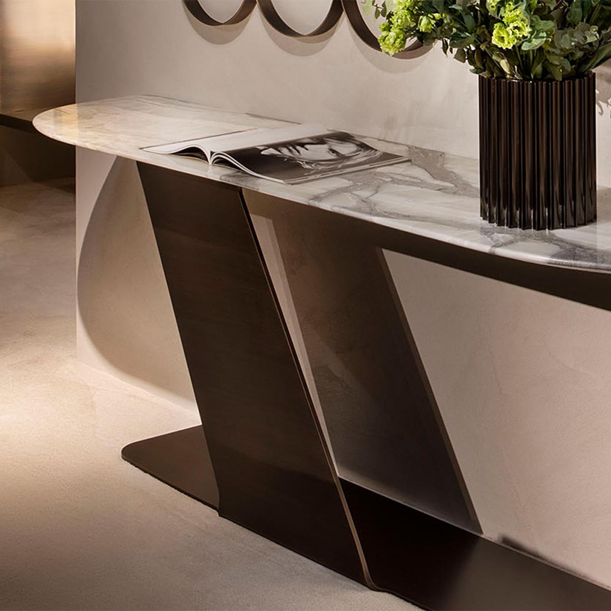 Contemporary Signature Console Table For Sale