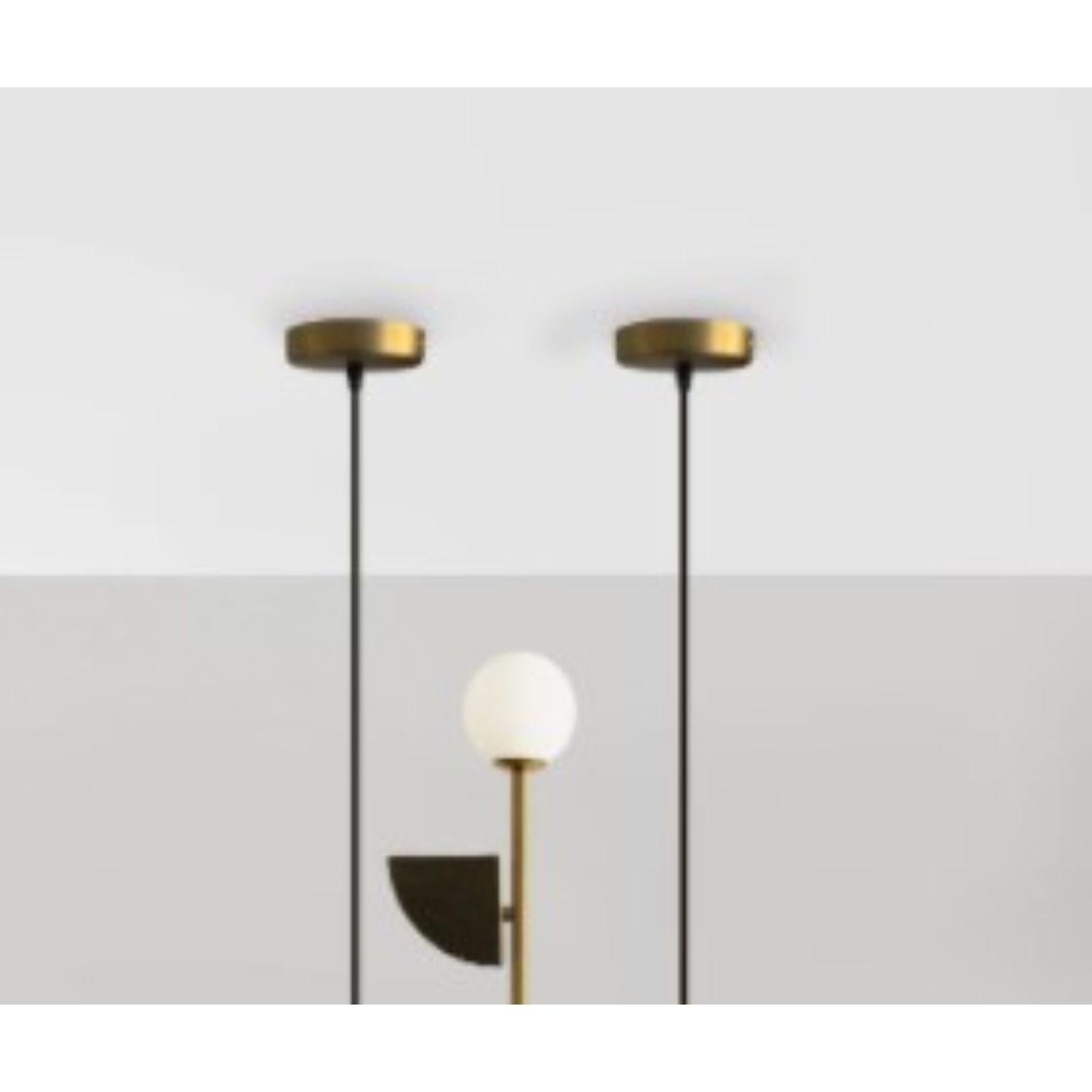 Signature Pendant Light by Square in Circle In New Condition In Geneve, CH
