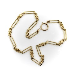 Signature Victorian Inspired 14K Gold Fancy Link Chain