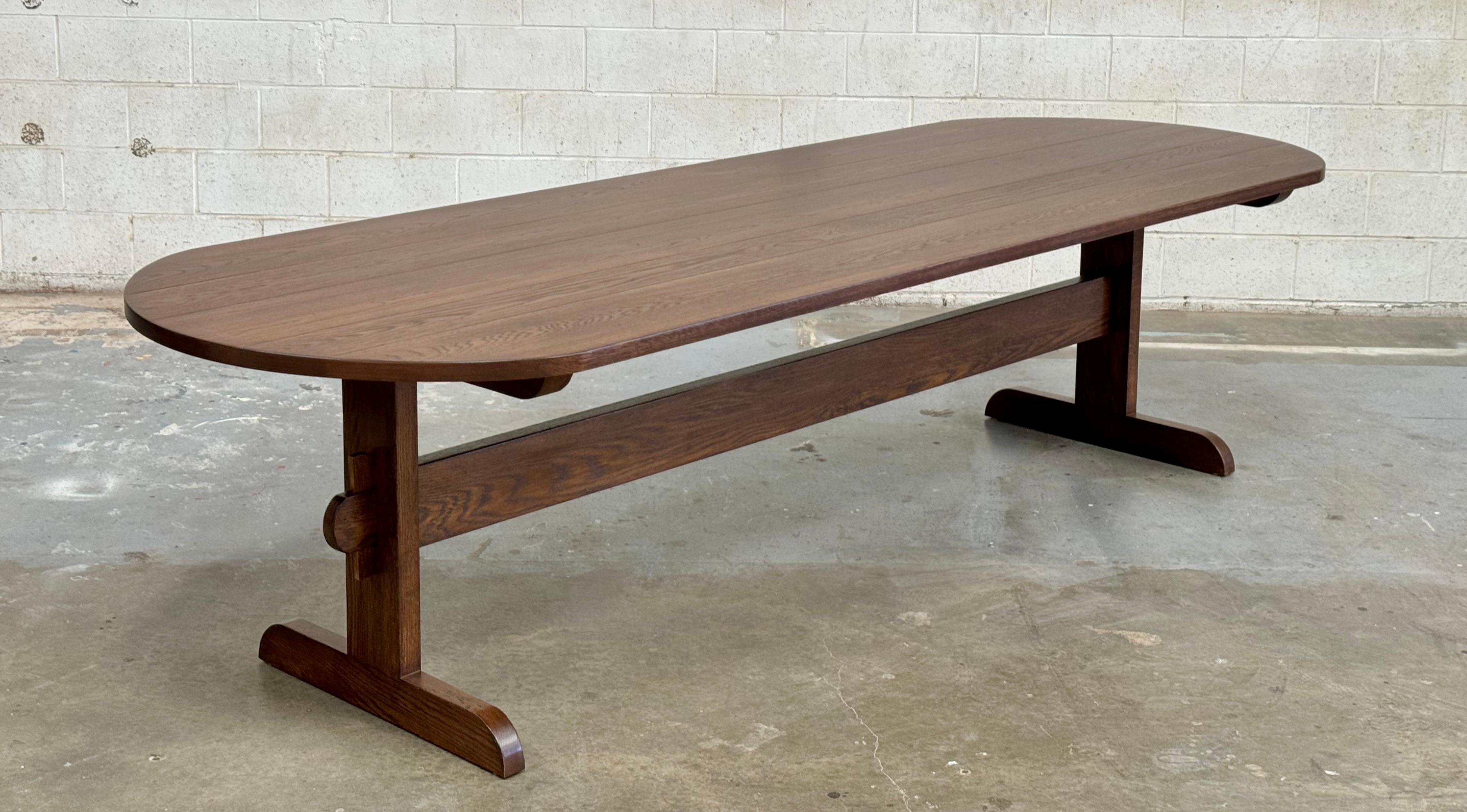 Hand-Crafted Signe Dining Table made from Walnut, by Petersen Antiques For Sale