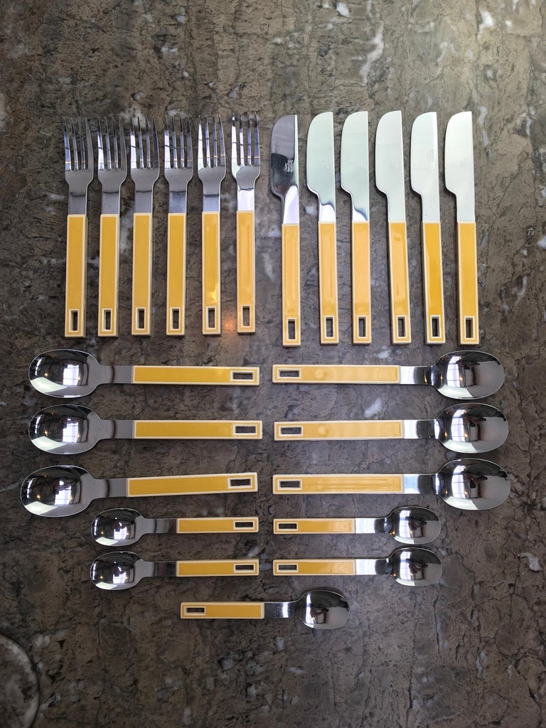 Signe Persson-Melin Cutlery Set For Six, Boda Buffe Sweden, Made
