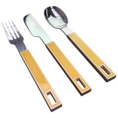 Signe Persson-Melin Cutlery Set For Six, Boda Buffe Sweden, Made In Japan