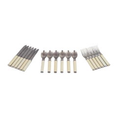 Signe Persson-Melin, Nilsjohan / Gense. "Zig-Zag" dinner cutlery set