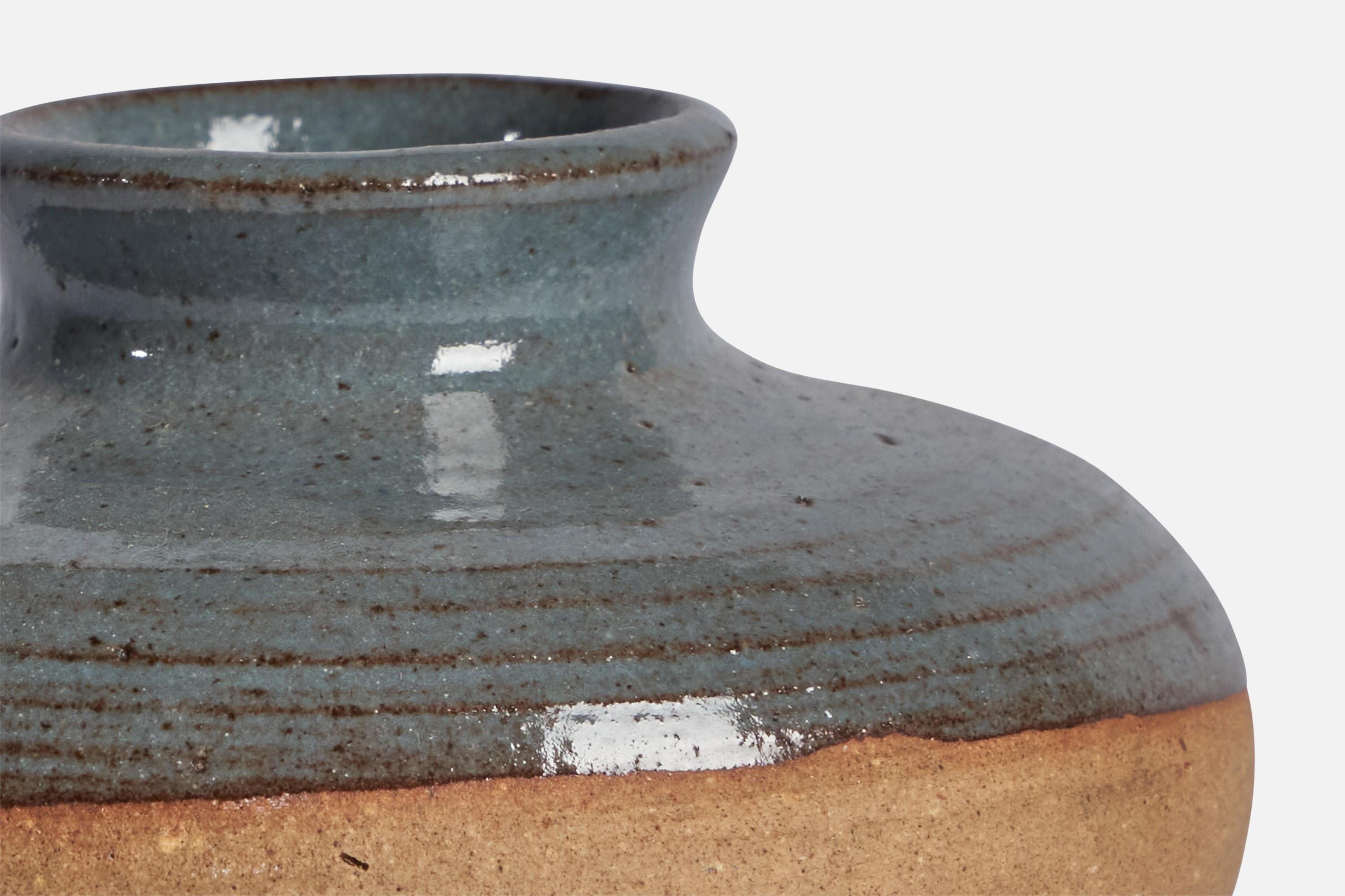 Swedish Signe Persson-Melin, Vase, Stoneware, Sweden, 1960s For Sale