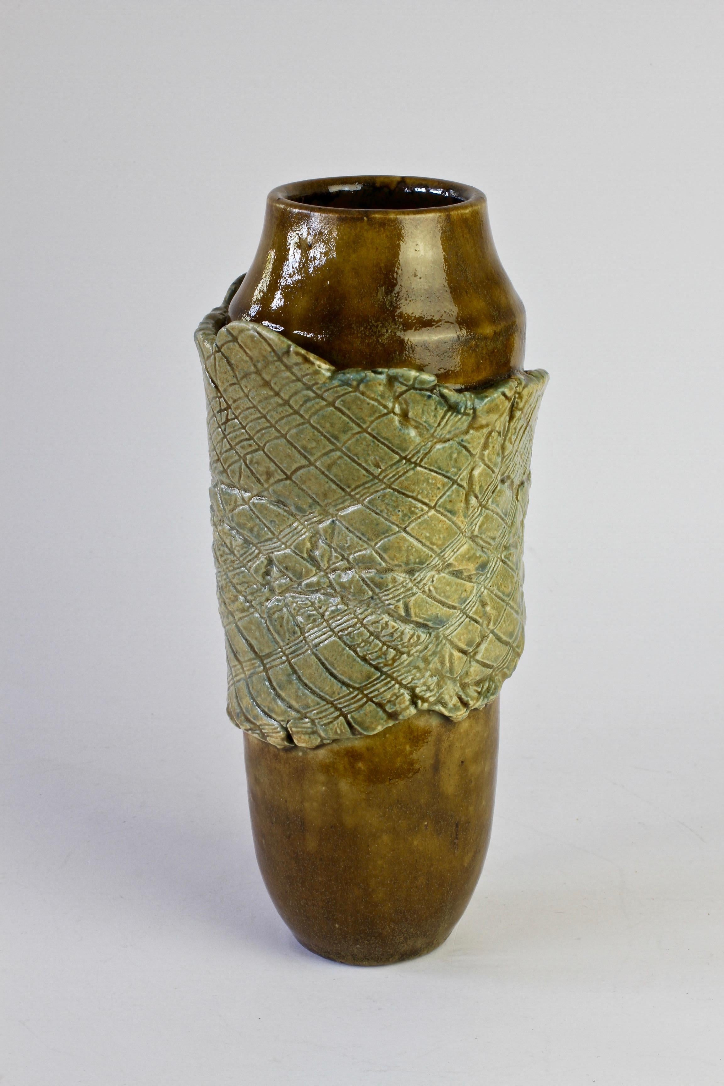 Vaso di ceramica organica dello Studio A di Signe Pistorious-Lehmann, circa anni '80 In condizioni buone in vendita a Landau an der Isar, Bayern