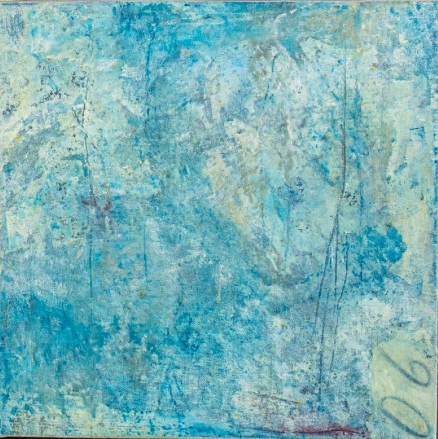 Signed 12 Part Encaustic on Canvas Series, 2005 For Sale 7