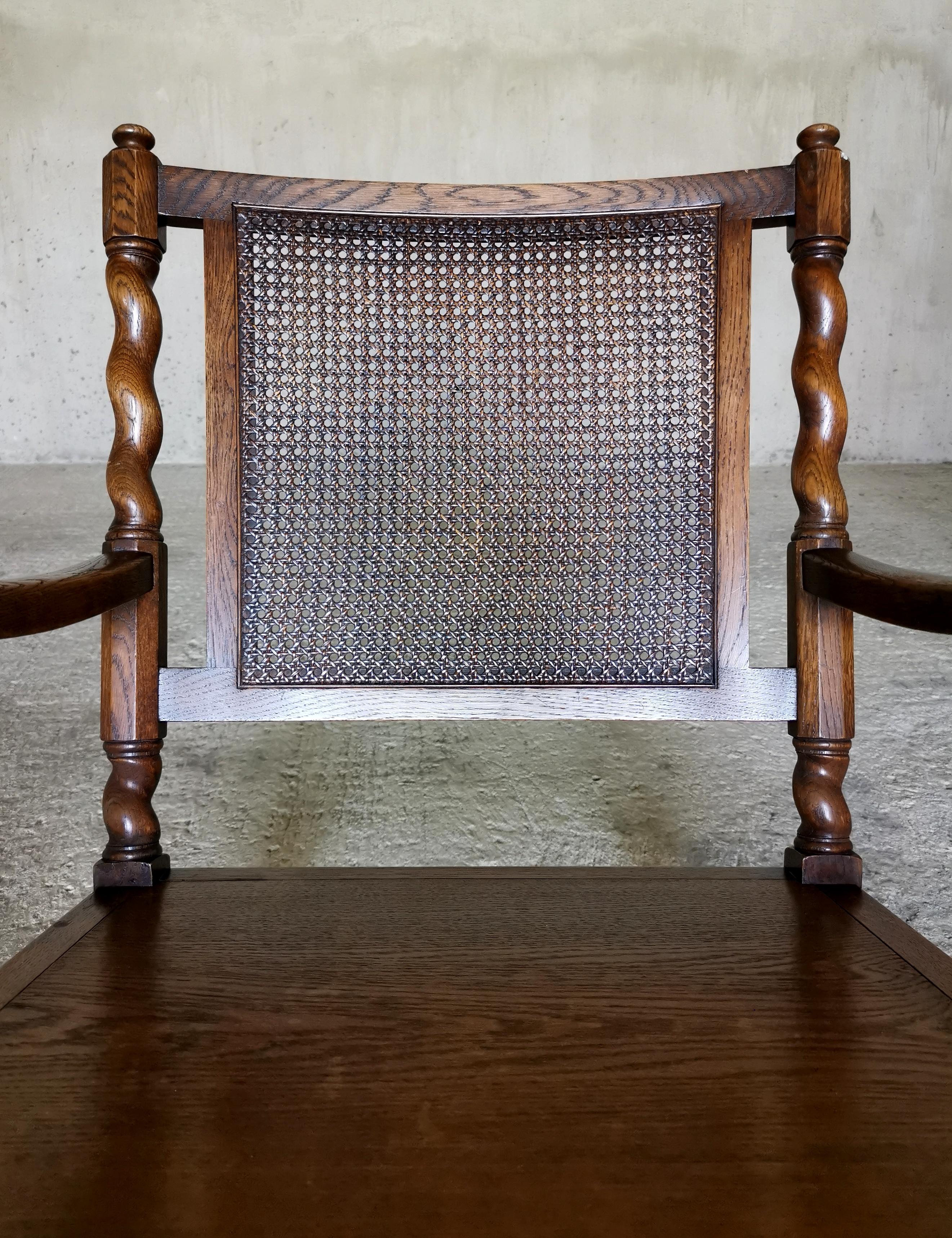 Début du 20ème siècle Chaise à bascule signée Axel Einar Hjorth, 1928, pour Nordiska Kompagniet. Chêne massif. en vente