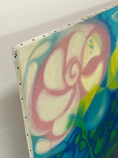 Signed 1969 Large Oil on Canvas "Abov and Below with Gnoms 2" by Tommi Parzinger