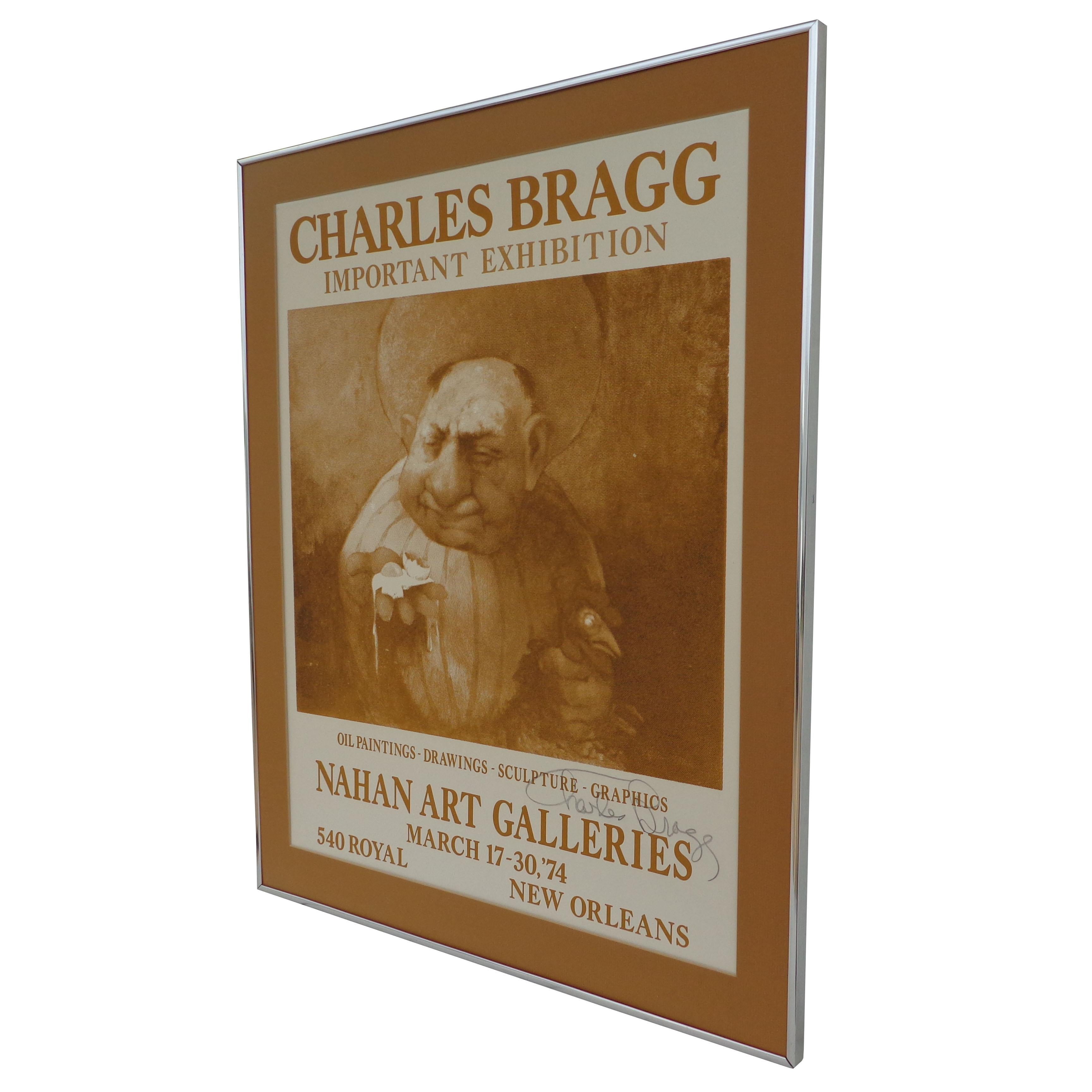 Signed Charles Bragg Poster,
1974

From an exhibition in New Orleans. Can ship unframed. The poster has no glass but can be added.