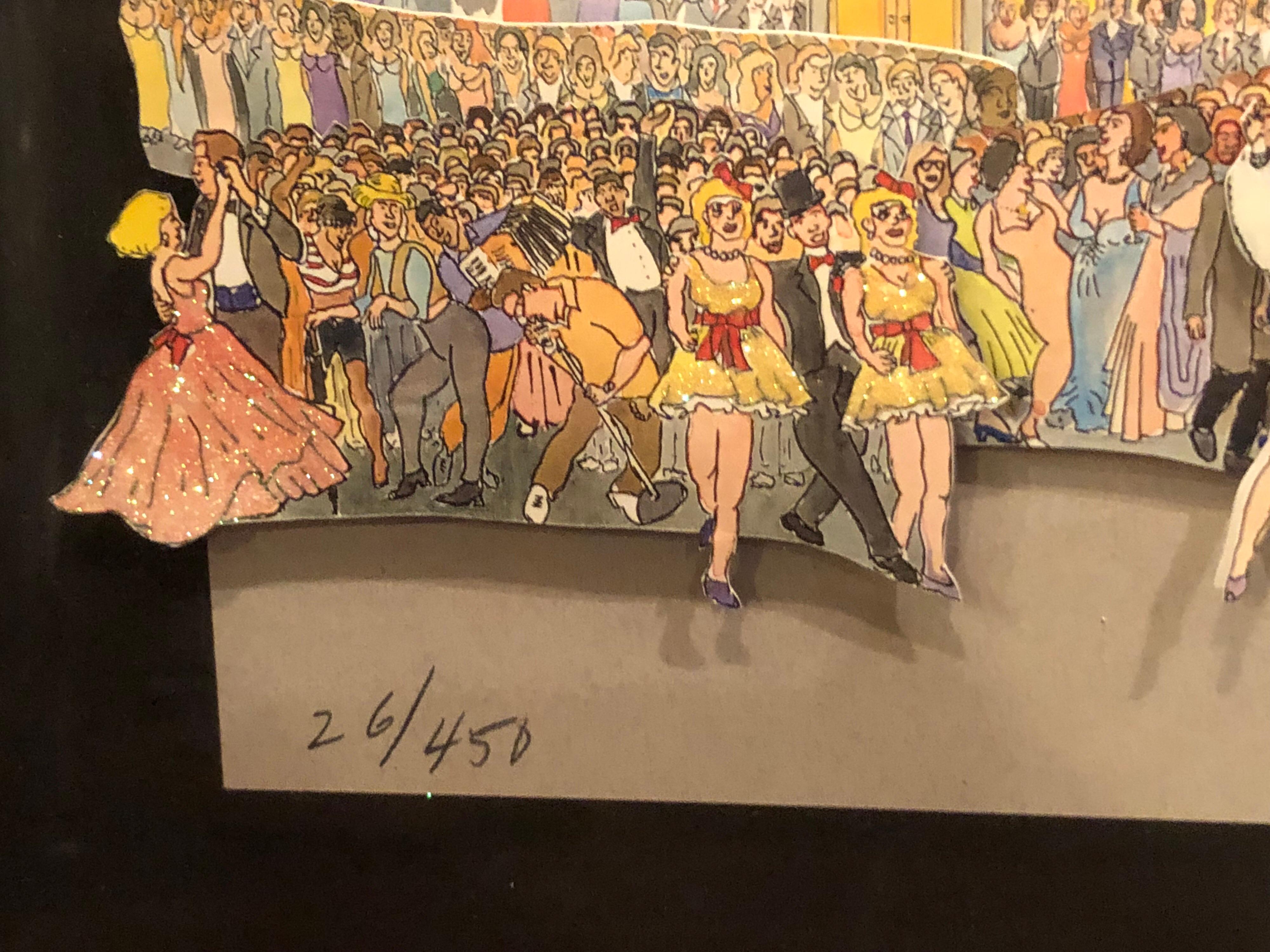 Signed 3 D Art of Broadway by McCue 2
