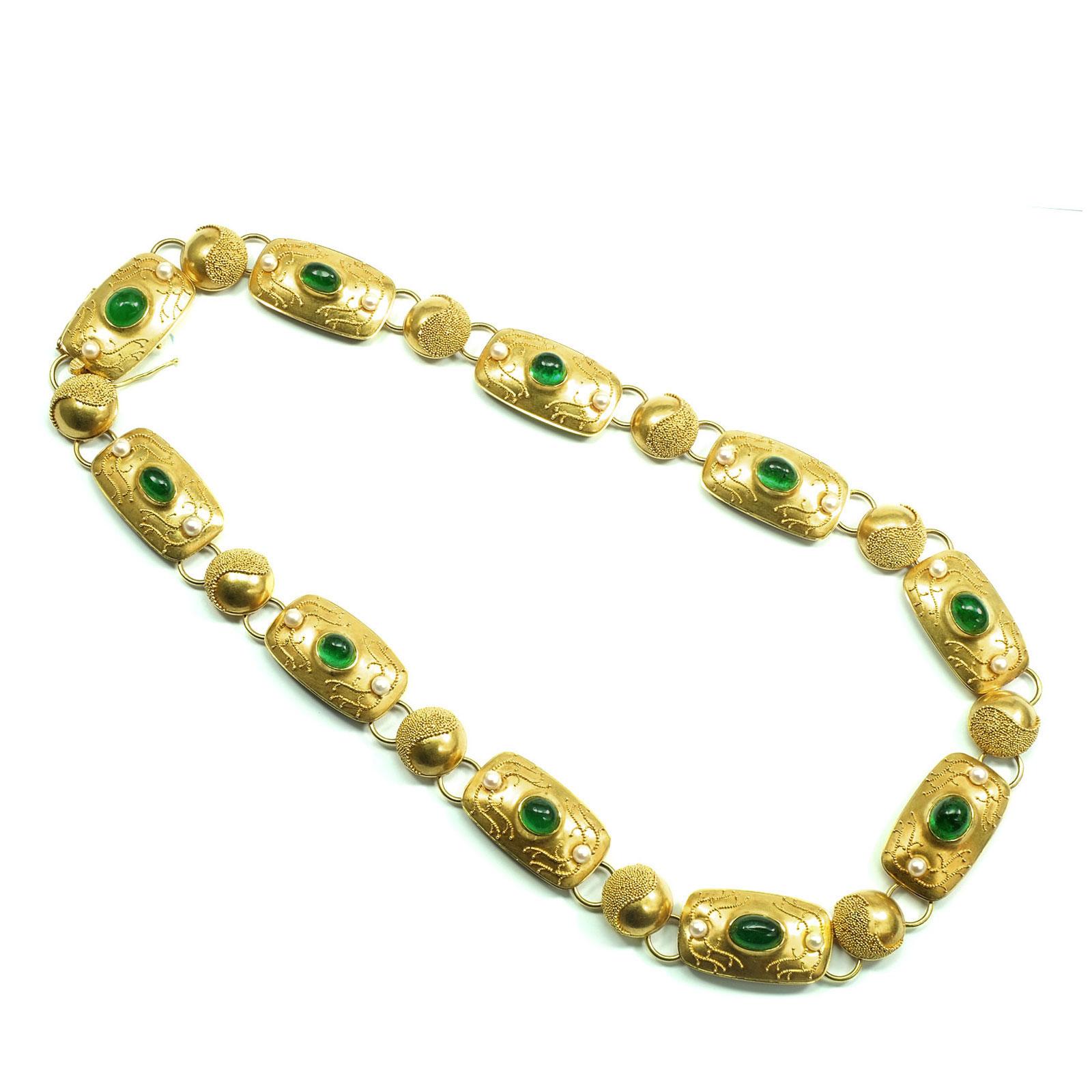 9 carat gold choker necklace