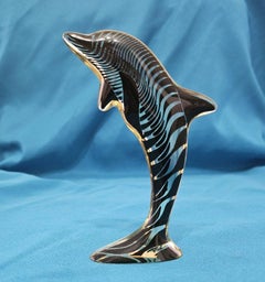 Scultura di delfino in lucite firmata Abraham Palatnik - Op Art