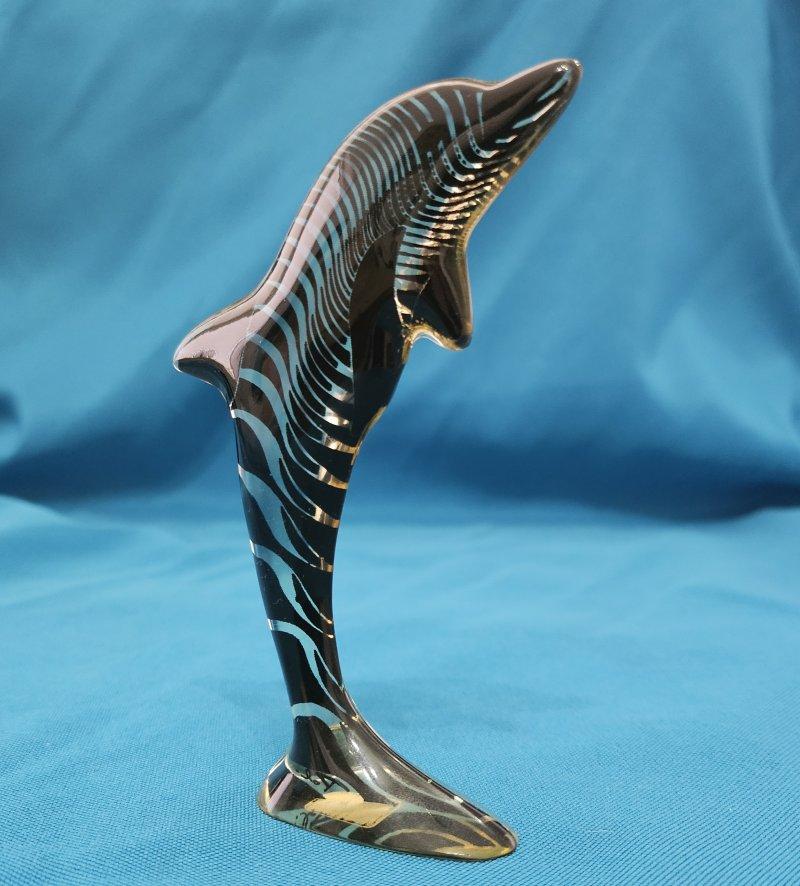 Escultura Delfín Lucite Firmada Abraham Palatnik - Op Art REBAJAS Otro en venta