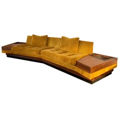 Signed Adrian Pearsall for Craft Associates Boomerang Sofa One-Piece