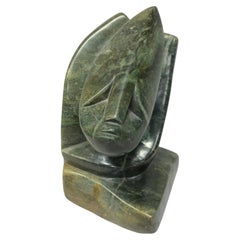 Signed African Stone Sculpture by Morning Chijumani, Zimbabwe, 20th C.