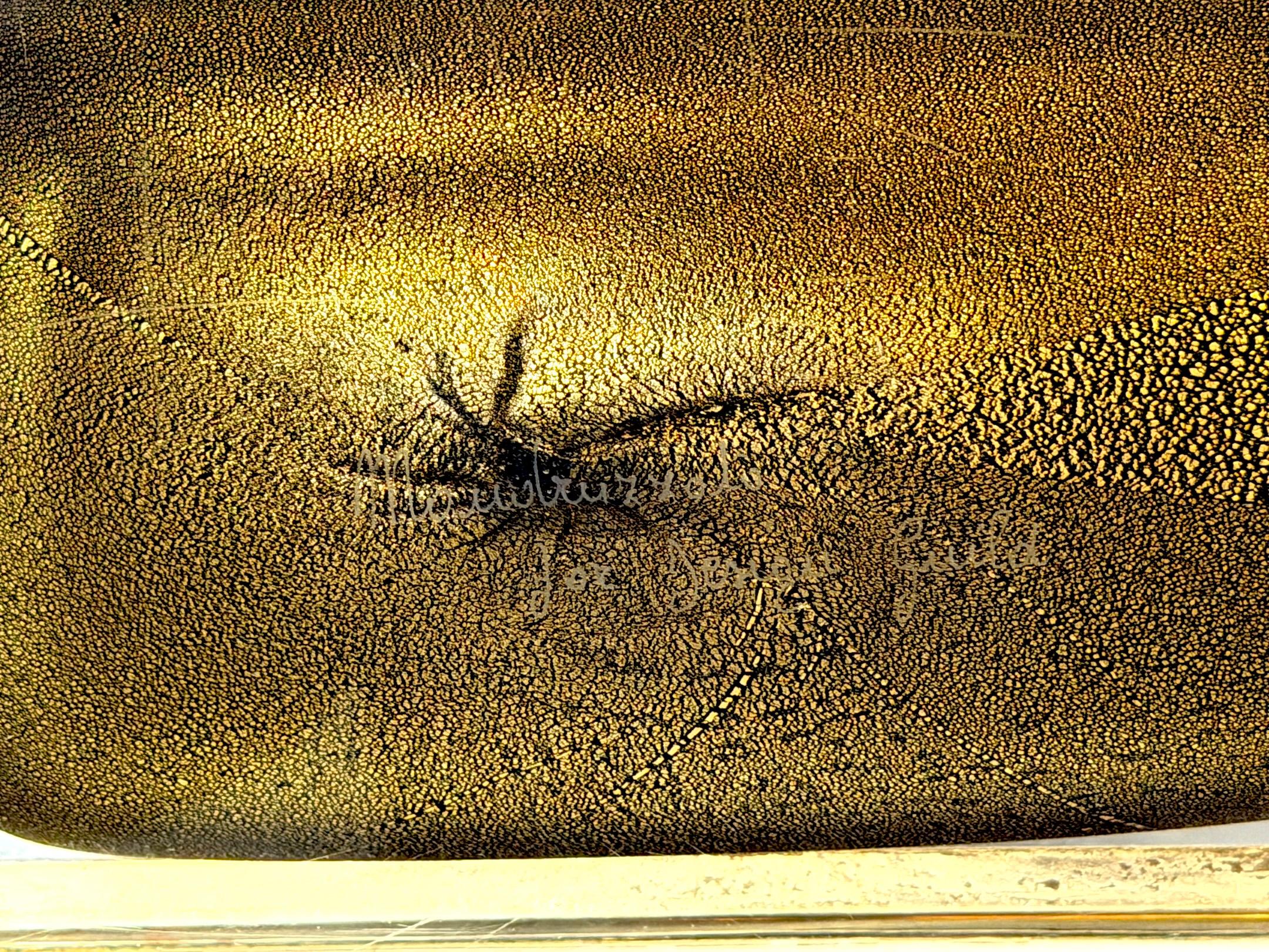 Signed Alessandro Mandruzzato for Design Guild Murano Sommerso Faceted Glass Box For Sale 10