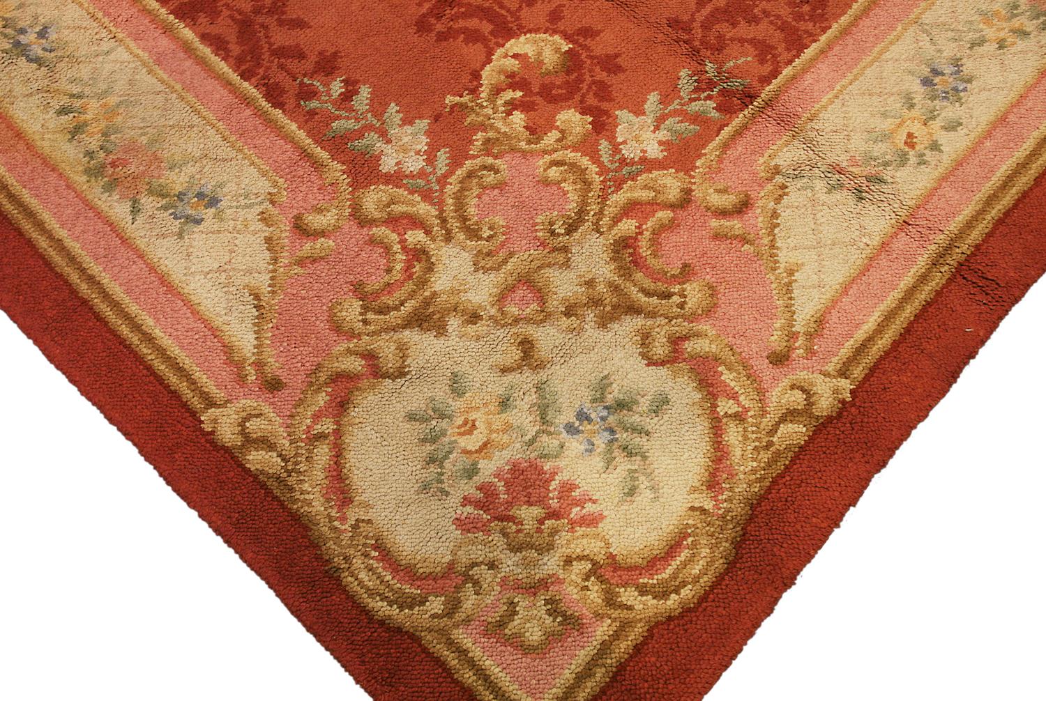 Other Signed All-Over Field Antique European 'Holland' Wool Carpet, ca. 1900 For Sale