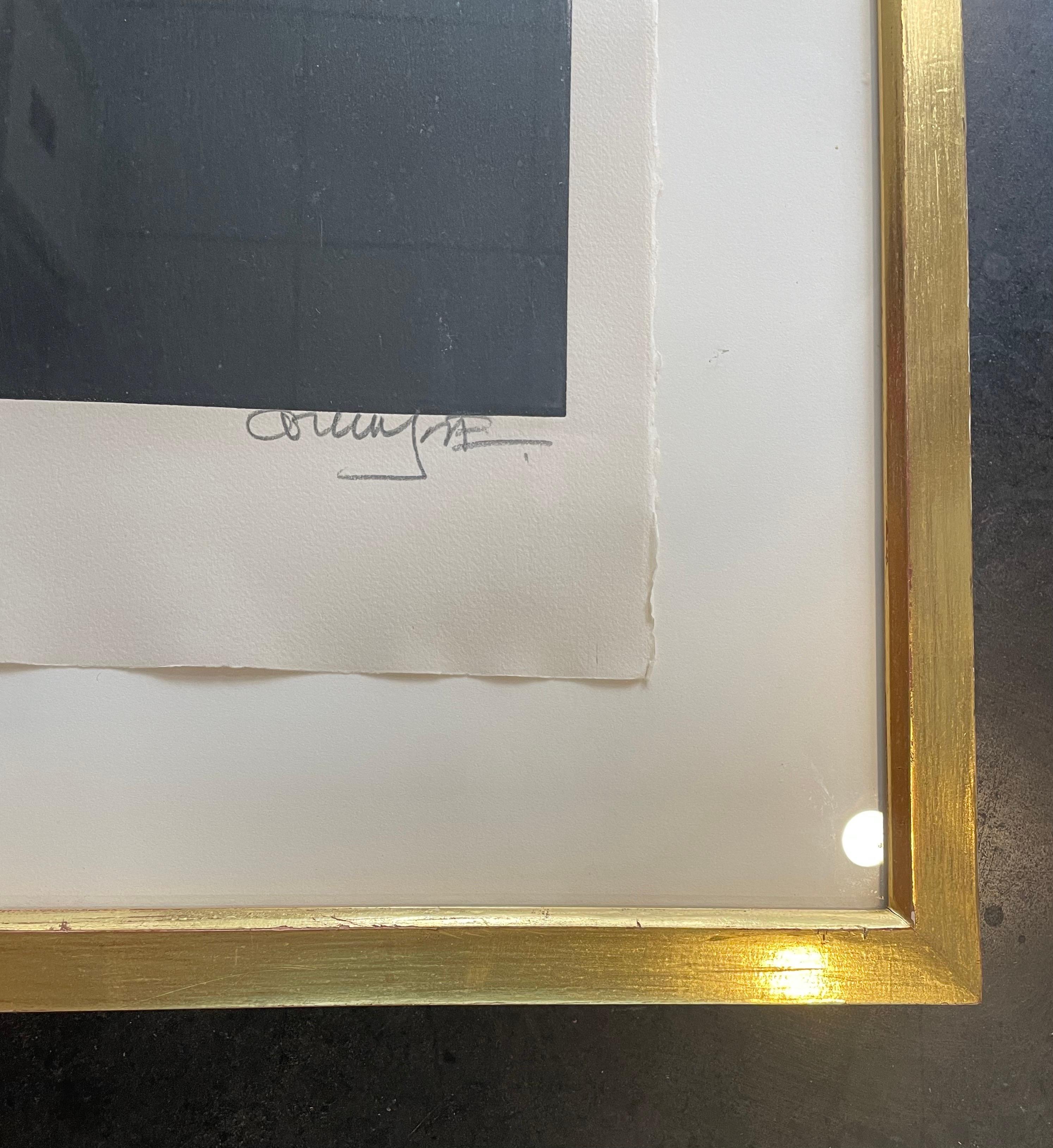 Serigrafia originale firmata e numerata. 