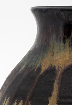 Signed American Studio Art Pottery Vessels, Pair