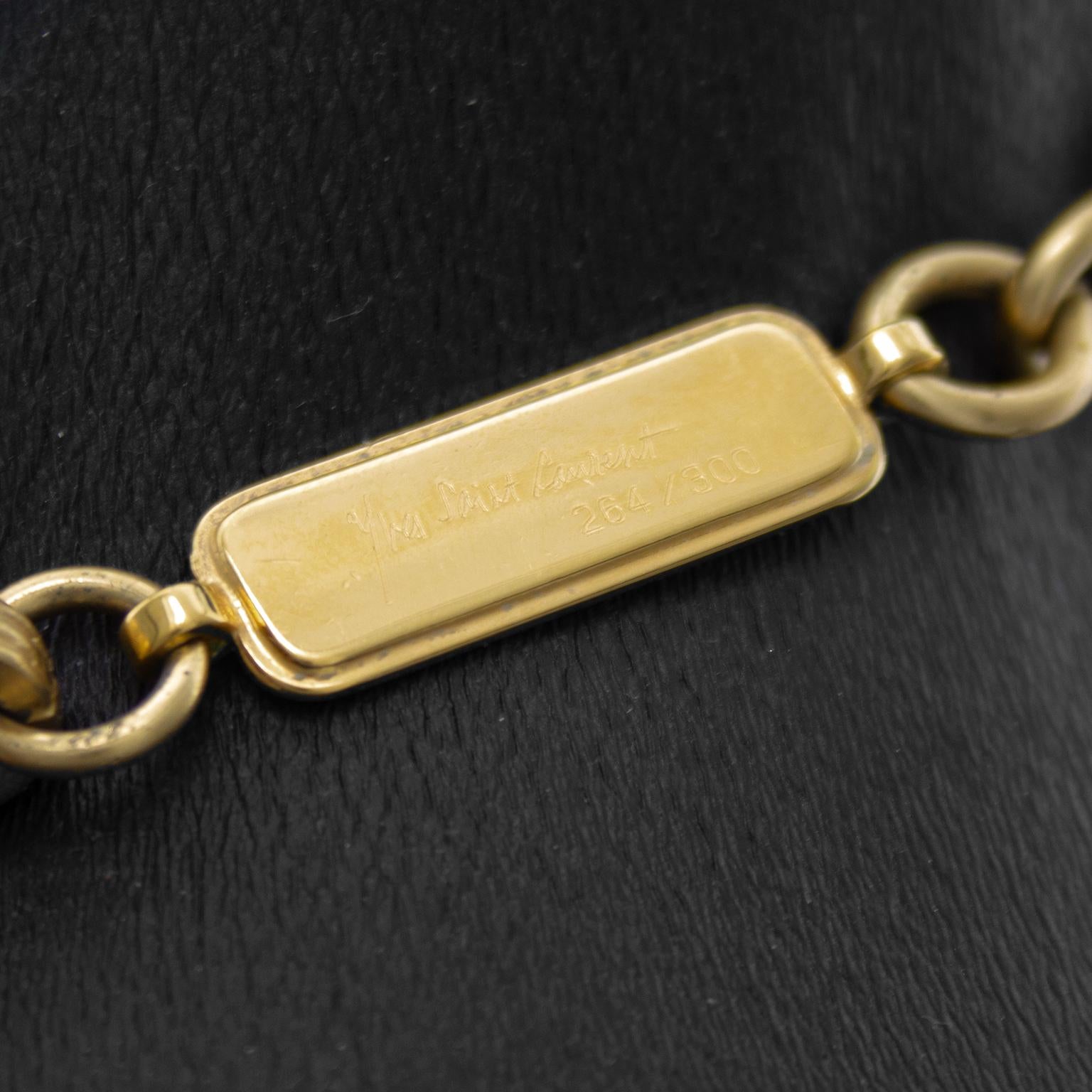 Signed and Numbered 1980s Yves Saint Laurent Statement Necklace 2