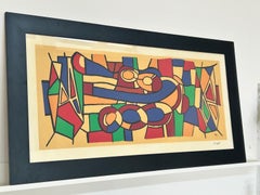 Signed and numbered lithograph by Fernand Leger