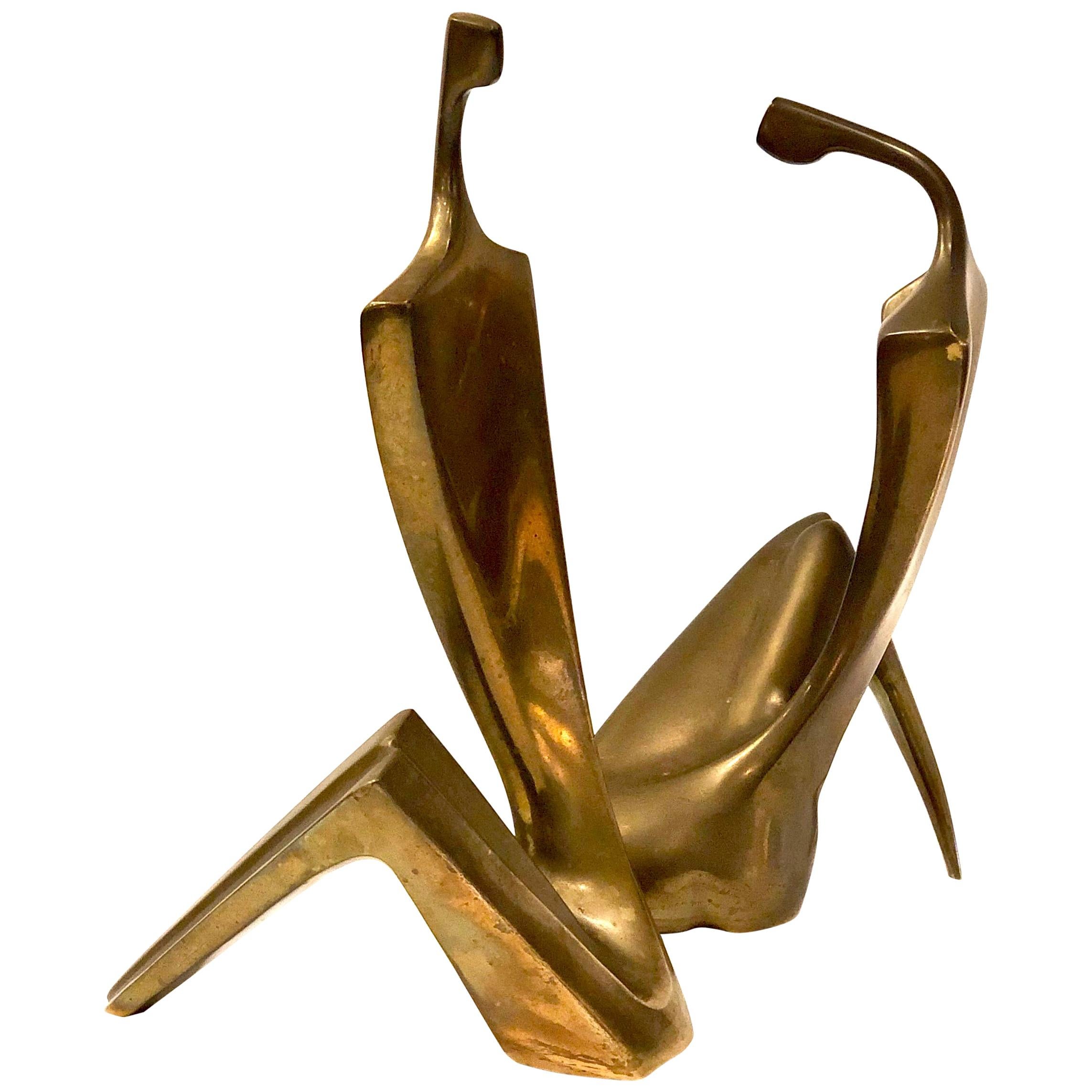Signed and Numbered Patinated Bronze Sculptures by Itzik Ben Shalom