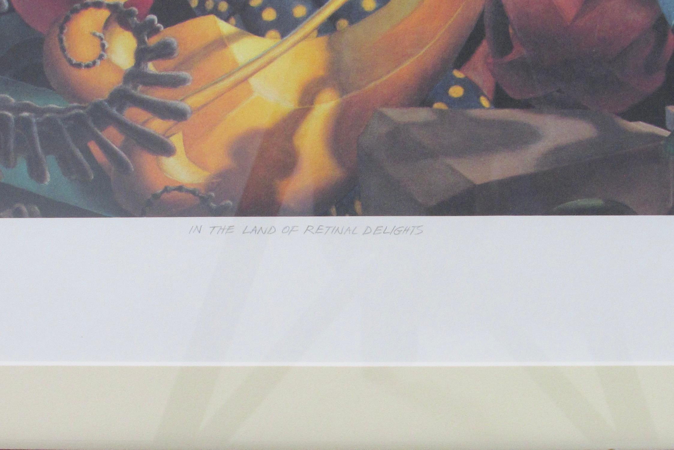 Signed and numbered Robert Williams print In the Land of Retinal Delights For Sale 5