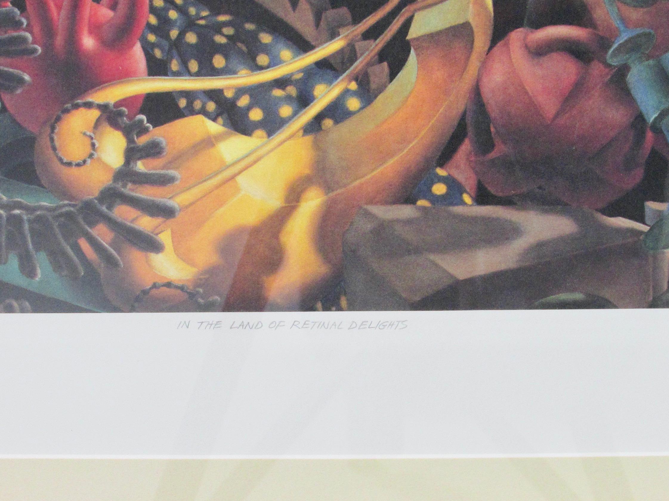 Signed and numbered Robert Williams print In the Land of Retinal Delights For Sale 6