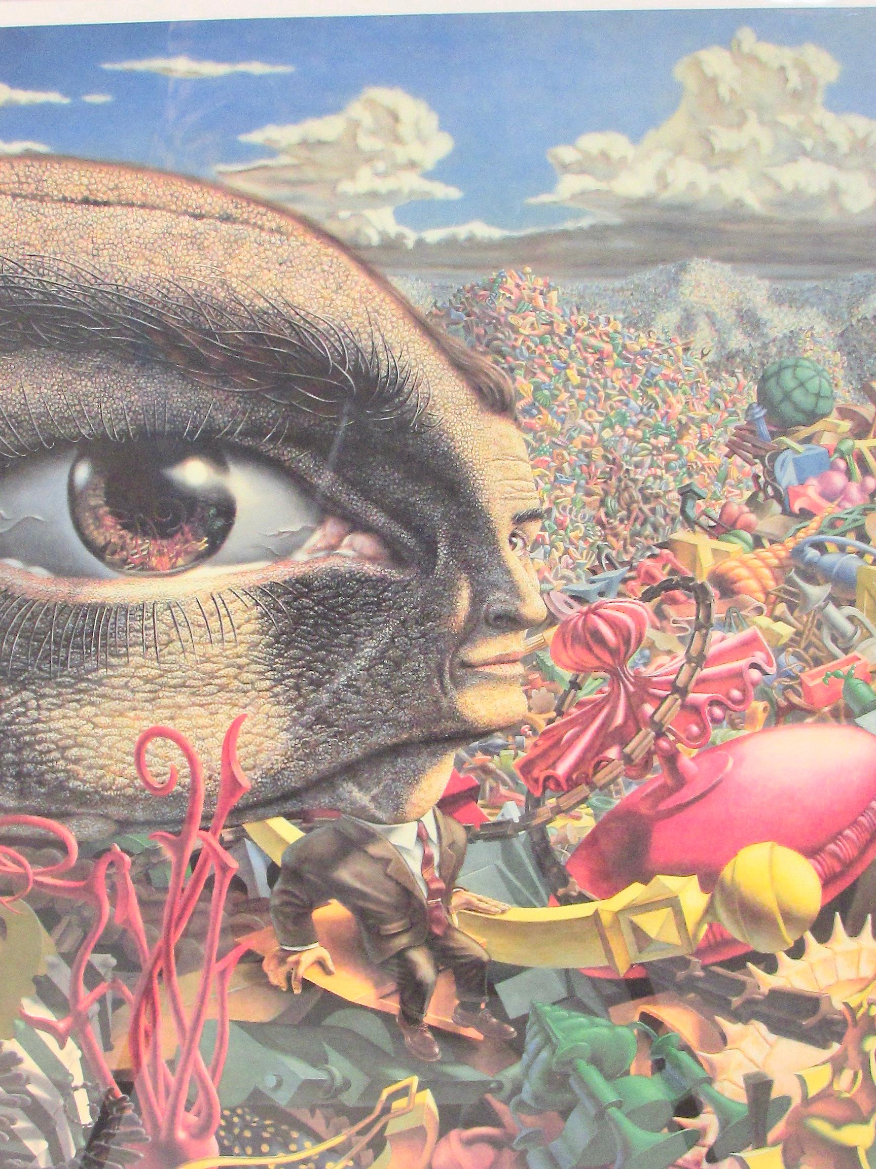 American Signed and numbered Robert Williams print In the Land of Retinal Delights For Sale