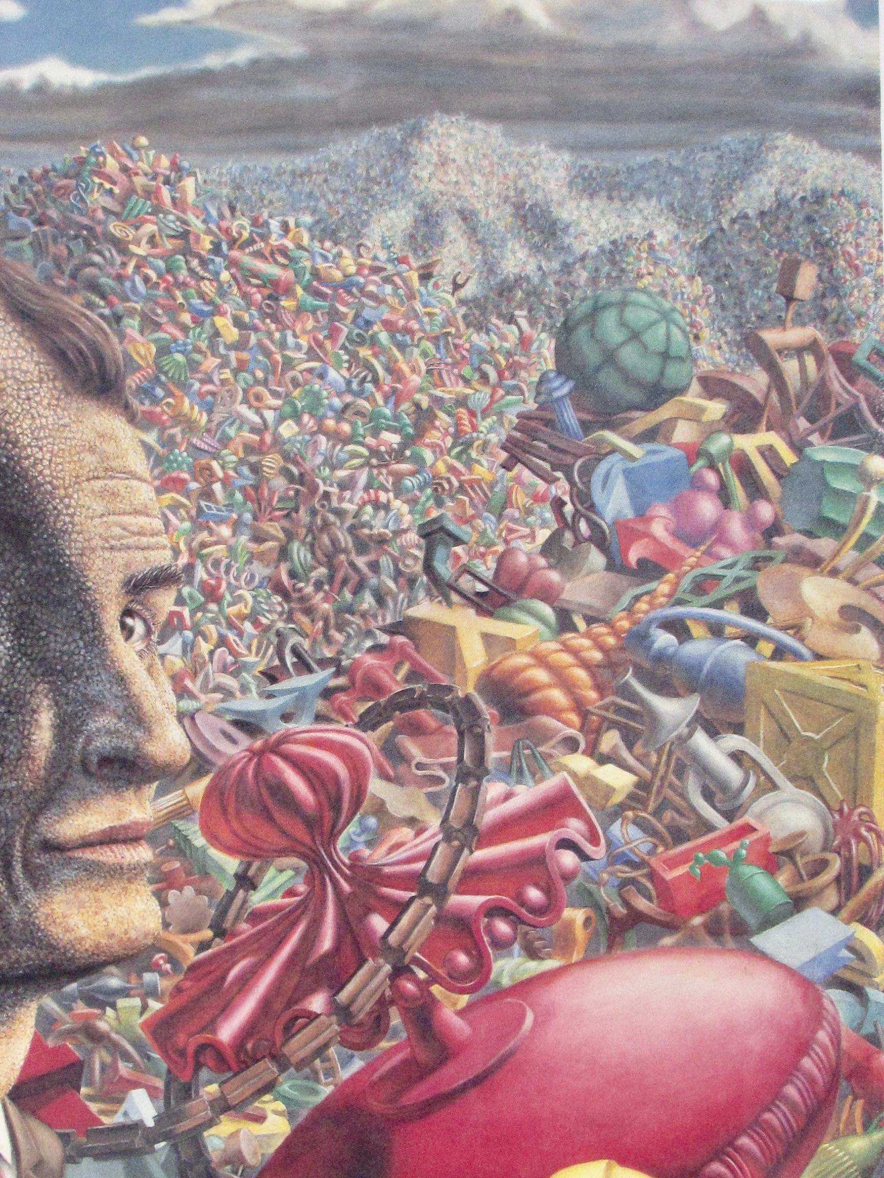 Contemporary Signed and numbered Robert Williams print In the Land of Retinal Delights For Sale