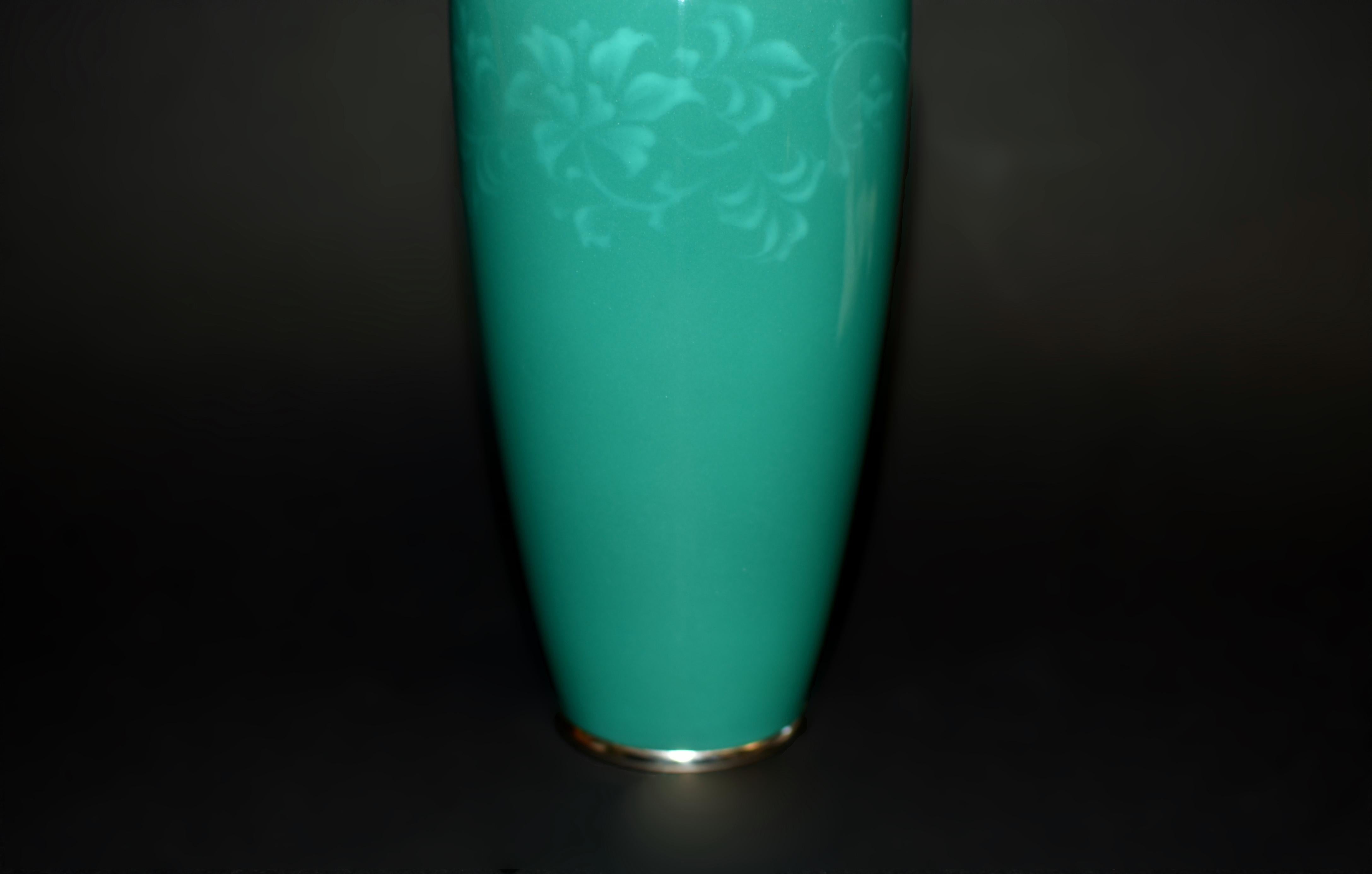 Cloisonné Vaso cloisonné firmato Ando Jubei Greene & Greene 8.5