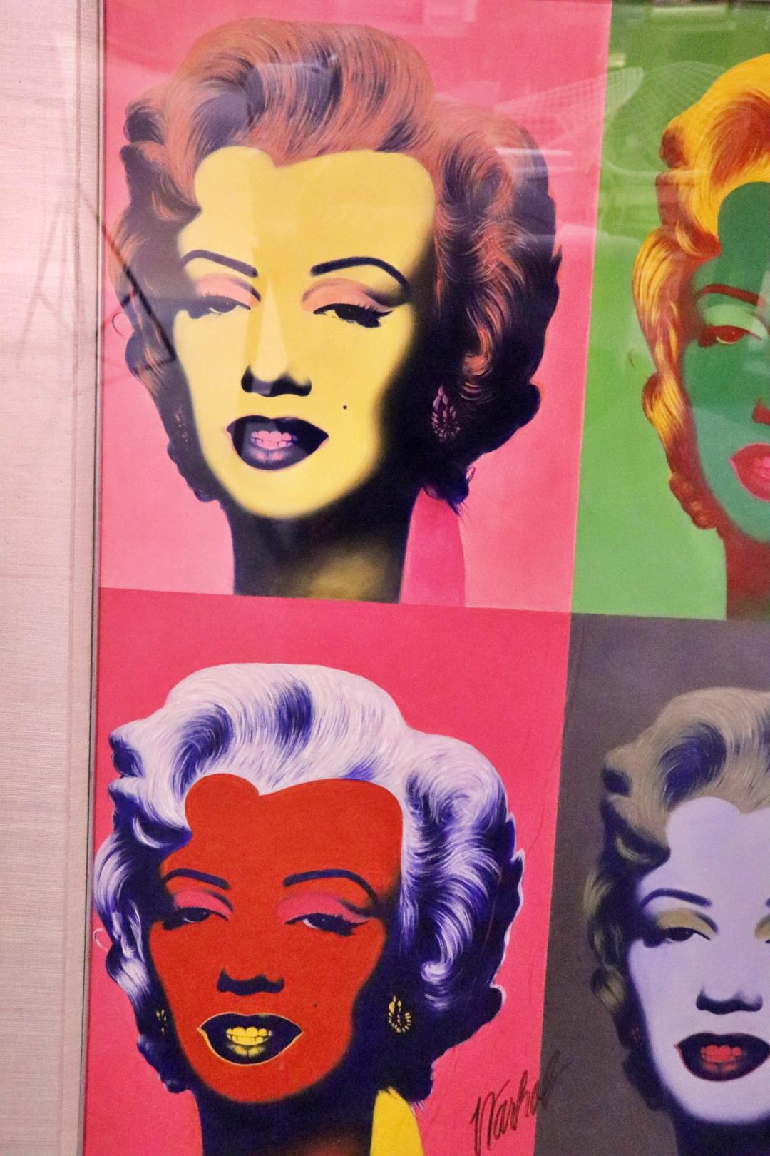 Signed Andy Warhol Marylin Monroe Lithograph In Good Condition For Sale In Swedesboro, NJ