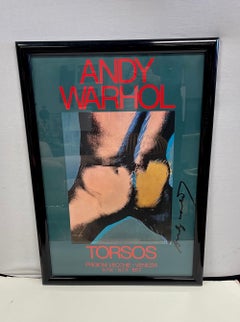 Signed Andy Warhol Torsos 1977 Lithograph Framed Prigioni Vecchie Venezia Rare