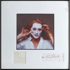  Annie Leibovitz Photograph of Meryl Streep Dated 1981 Signed and Numbered 4/40