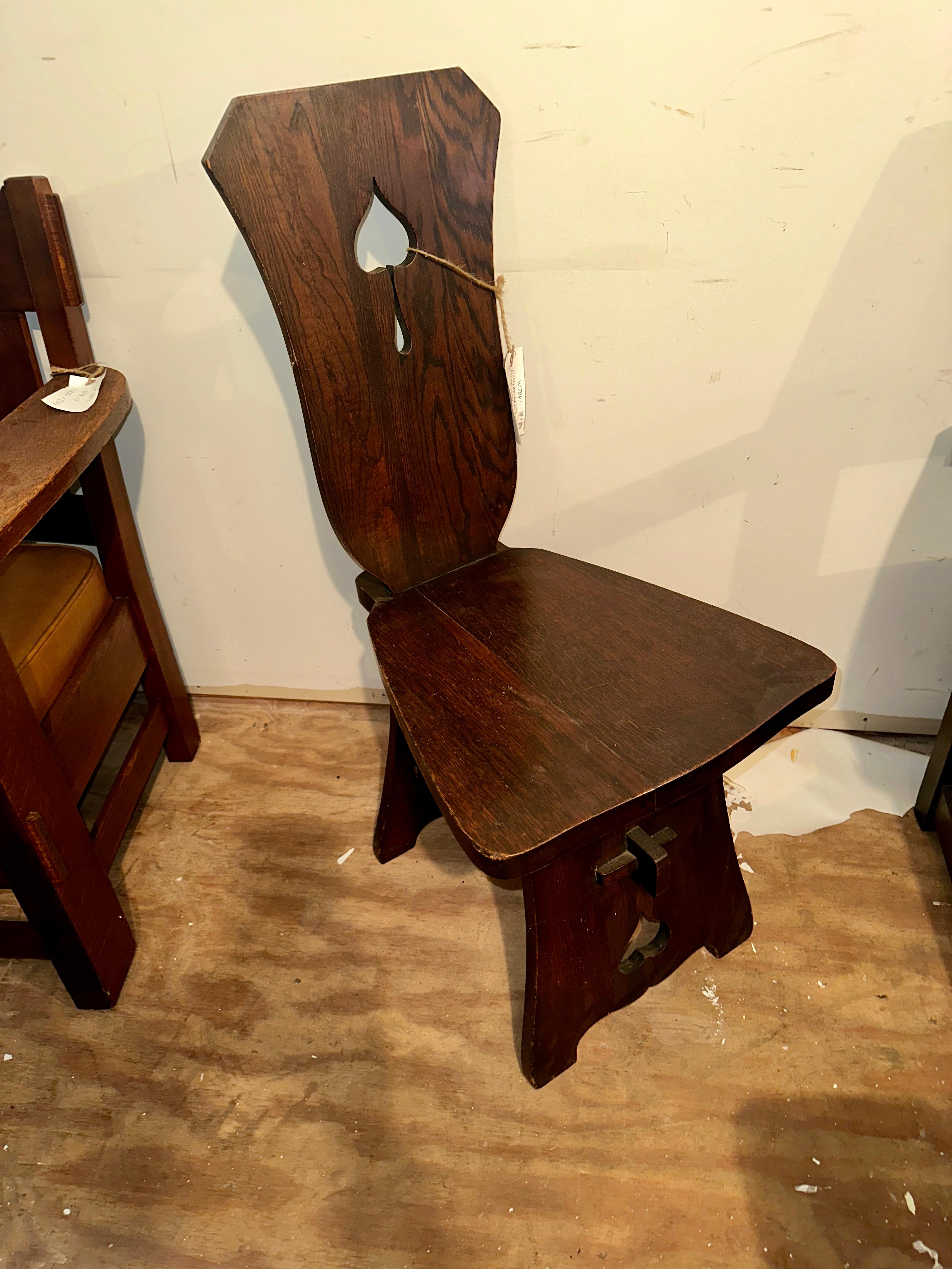 Ancienne chaise Charles Limbert A Hall - W7041 en vente 3