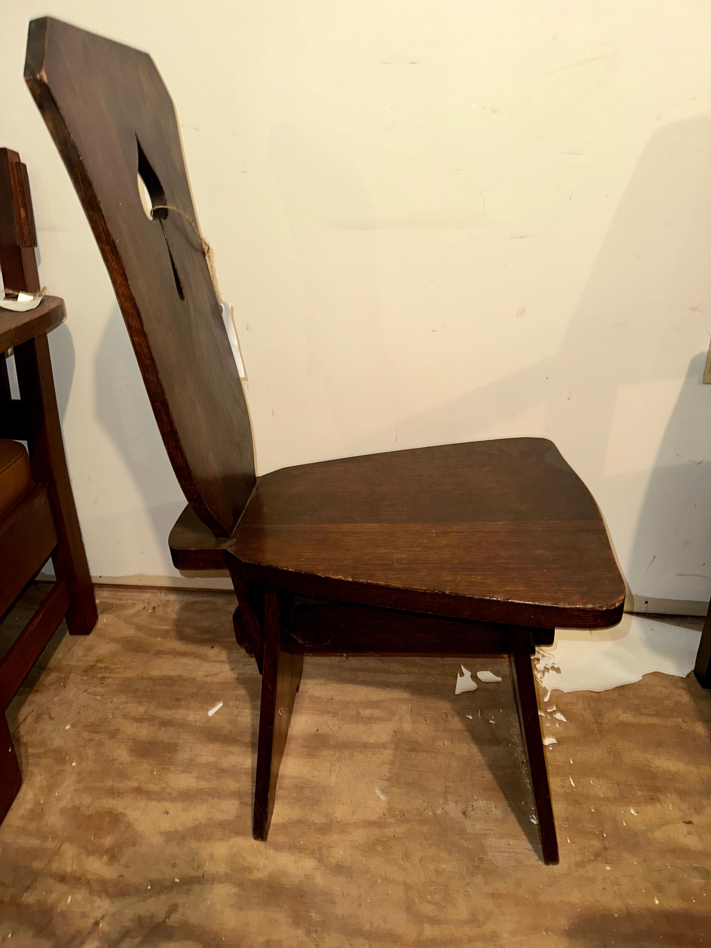 Ancienne chaise Charles Limbert A Hall - W7041 en vente 7