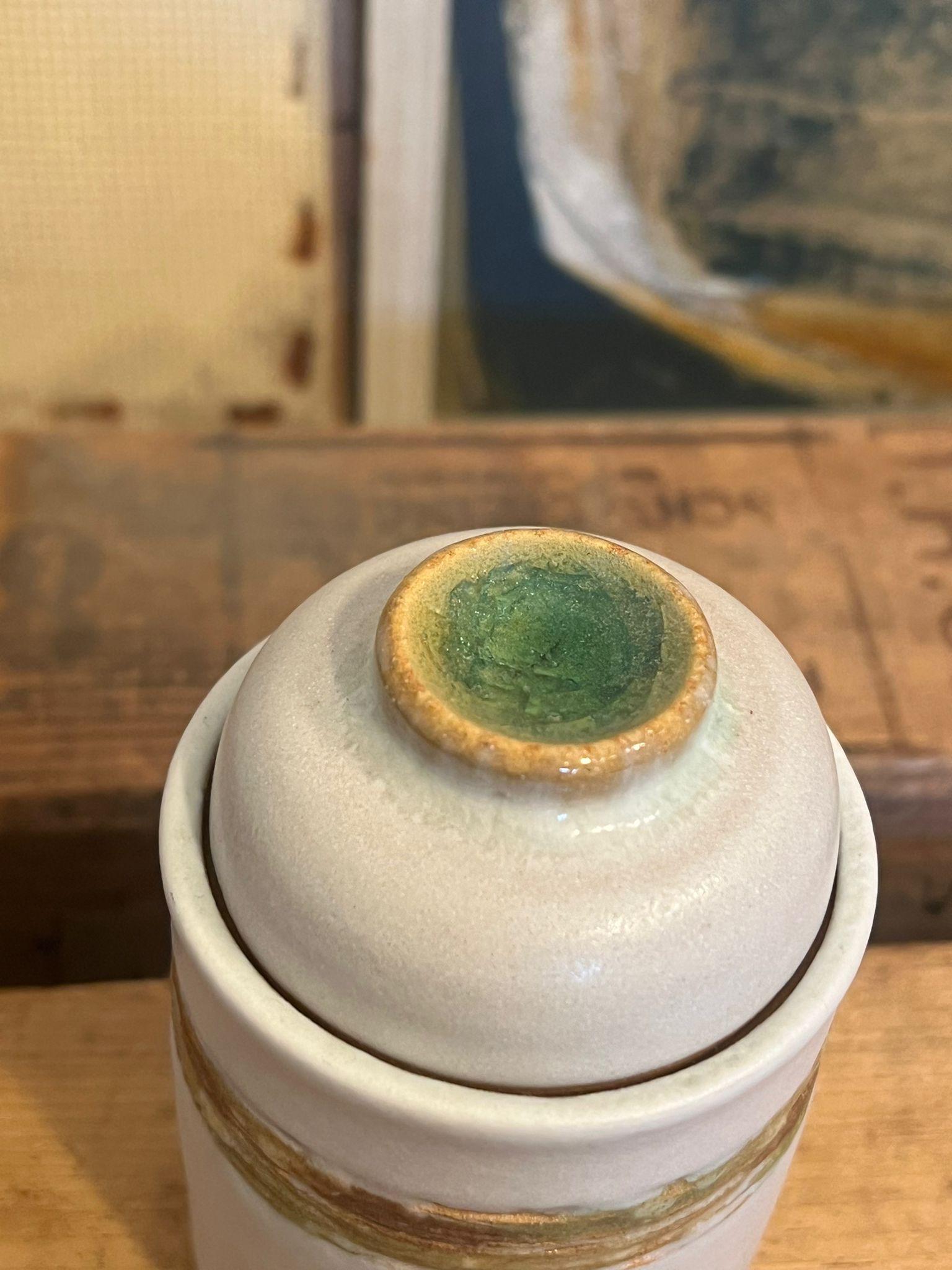 Poterie de studio à glaçure ancienne signée. Bon état - En vente à Seattle, WA