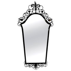  Oscar Bach Bronze Neoclassical Style Mirror