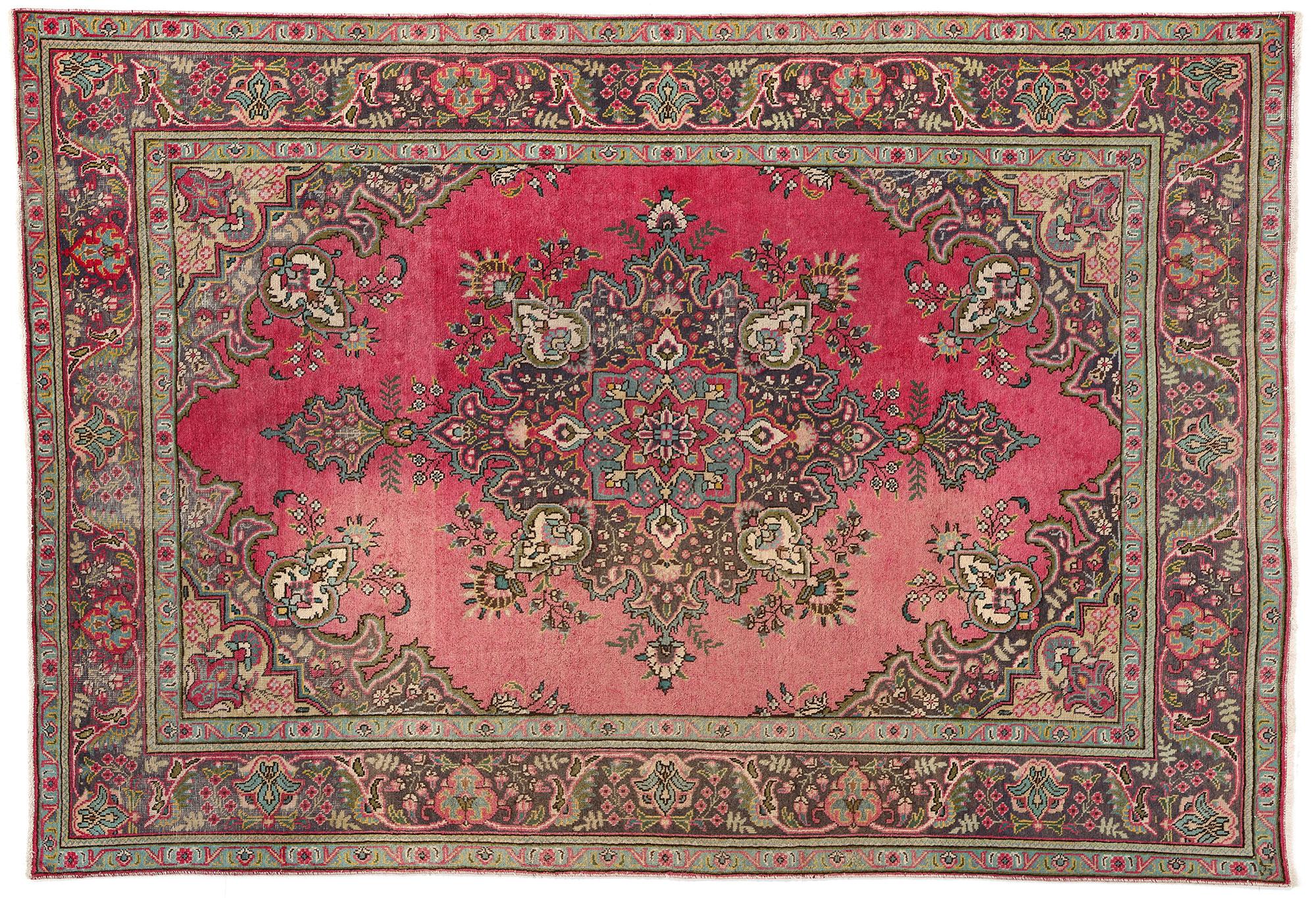 Signed Antique Persian Kermanshah Rug For Sale 3