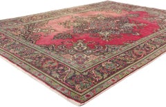Signed Antique Persian Kermanshah Rug