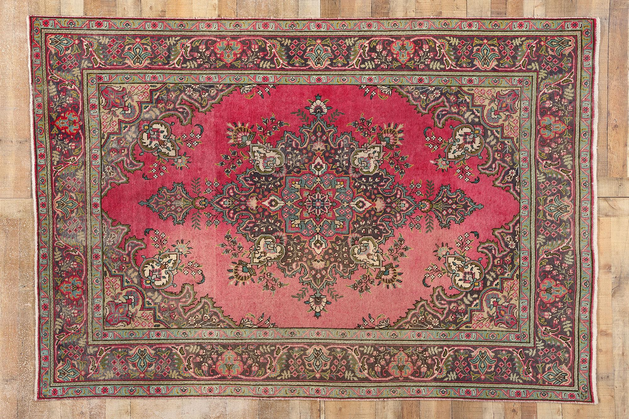 Signed Antique Persian Kermanshah Rug For Sale 2