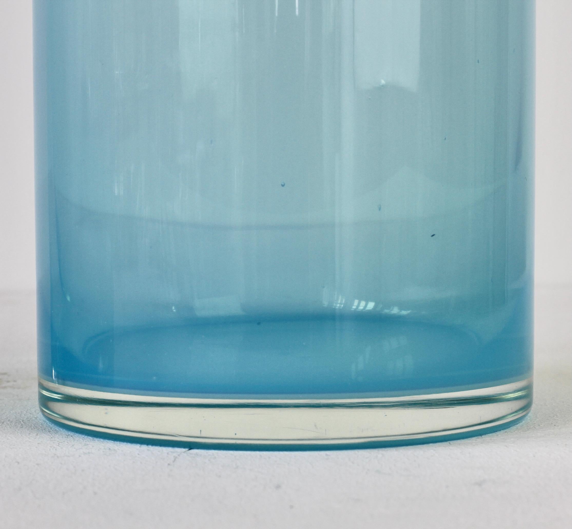 Signed Antonio da Ros for Cenedese Vibrantly Colored Murano Glass Vase For Sale 2