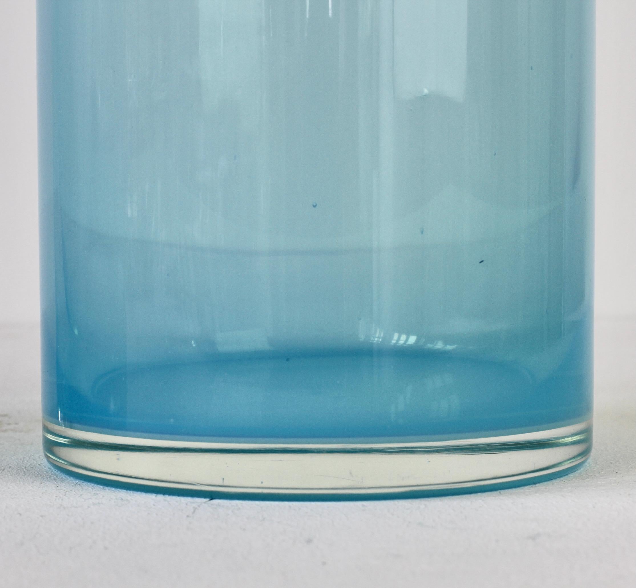 Vaso in vetro di Murano dai colori vivaci firmato Antonio da Ros per Cenedese in vendita 1