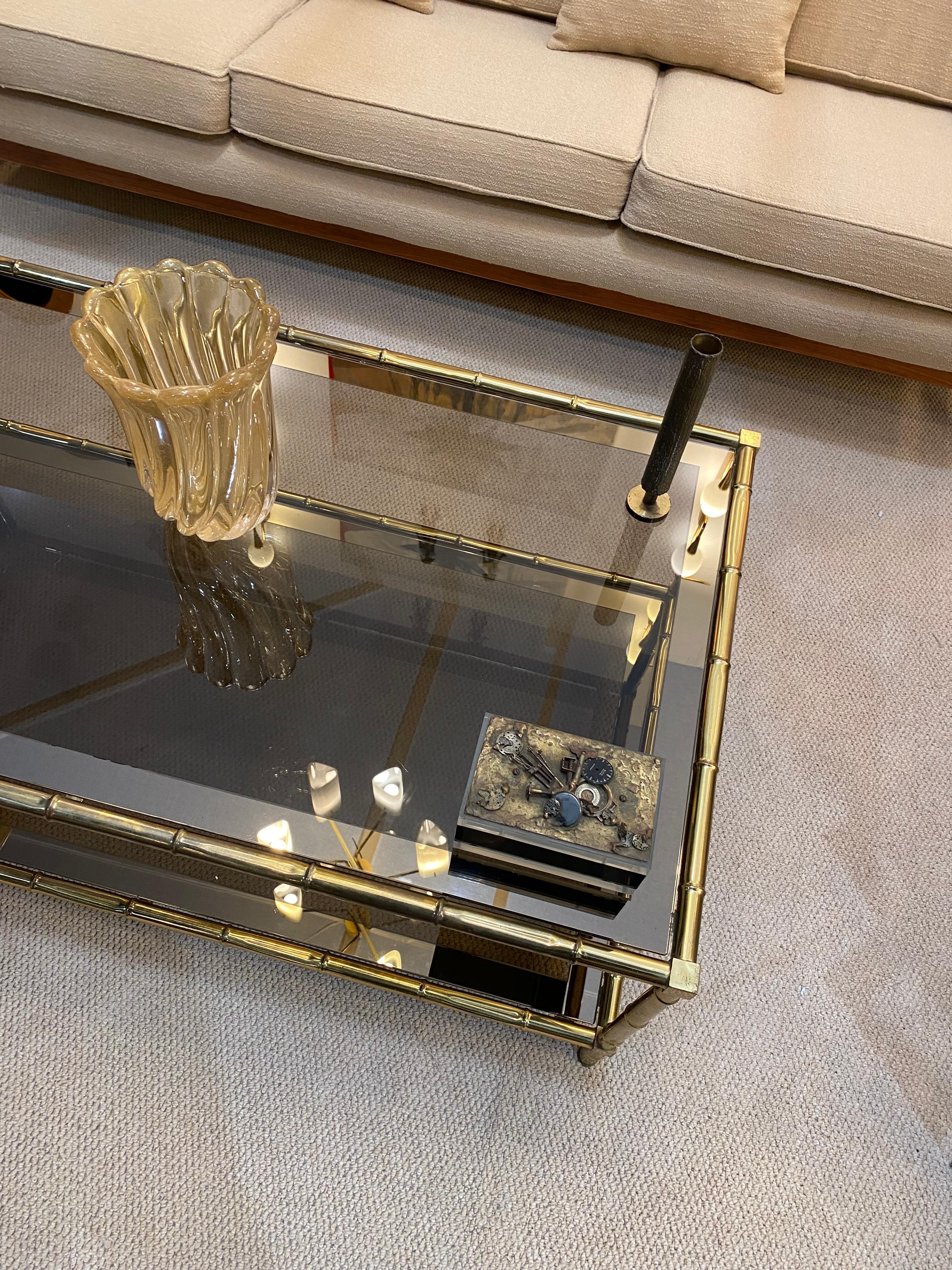 Jarrón de cristal de Murano firmado Archimede Seguso Oro Art Decó italiano años 80 en venta 2