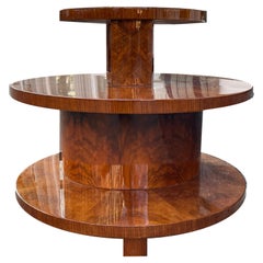 Signed Art Deco coffee table